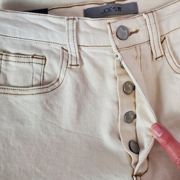 Joe's The Og Straight Ankle Jeans Cream Size 24 Pants Neutral Earthy Minimal NWT - Picture 7 of 16